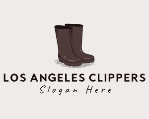 Simple Rubber Boots Logo