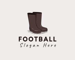 Simple Rubber Boots Logo