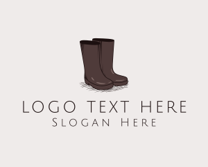 Boots - Simple Rubber Boots logo design