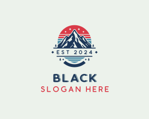 Mountaineer - Mountain Peak Summit logo design