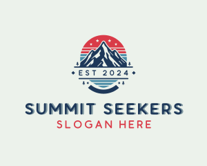 Mountain Peak Summit logo design