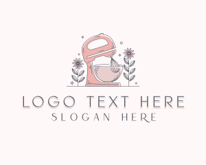 Stand Mixer - Baking Mixer Patisserie logo design