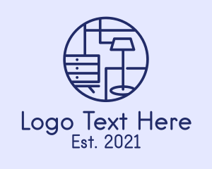 Lamp - Room Furniture Decoration logo design