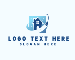 Wash - Home Apartment Cleaning logo design