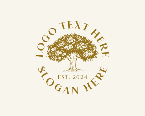 Agriculture - Oak Tree  Agriculture logo design