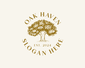 Oak Tree  Agriculture logo design