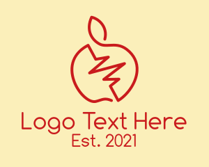 Red - Red Apple Beat logo design