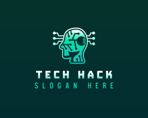 Cyber Human Tech logo design