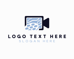 Vlog - Film Cinematography Video logo design
