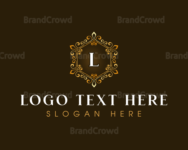 Luxury Floral Ornament Logo