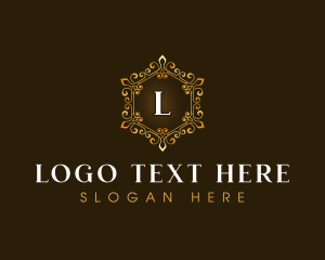 Flower - Luxury Floral Ornament logo design