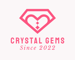 Diamond Heart Jewelry  logo design