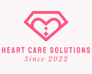 Diamond Heart Jewelry  logo design