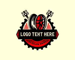 Mechanical - Automotive Wheel Engine logo design