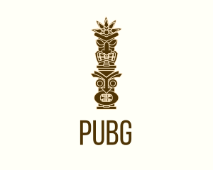 Nightclub - Tiki Totem Pole logo design