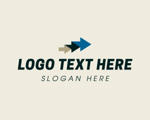 Move - Professional Logistics Arrow logo design