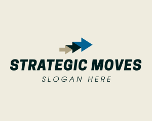 Professional Logistics Arrow logo design