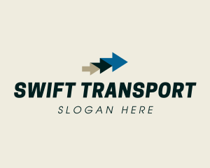 Transporter - Professional Logistics Arrow logo design