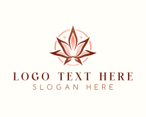 Massage - Lotus Beauty Flower logo design