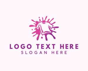 Tee - Shirt Splatter Merchandise logo design