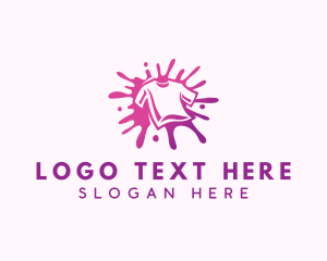 Ecommerce - Shirt Splatter Merchandise logo design