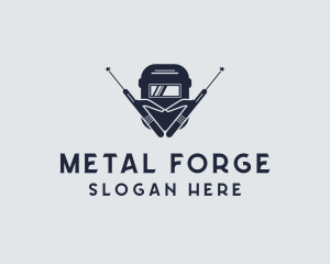 Foundry - Fabrication Welder Metalworks logo design