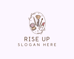 Feminine Makeup Cosmetics Logo