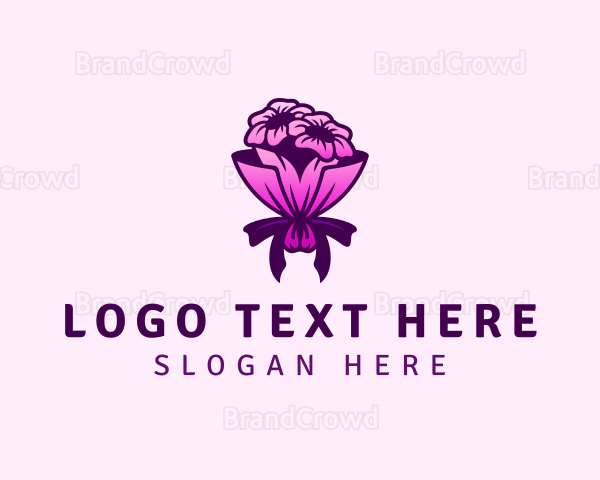 Natural Flower Bouquet Logo