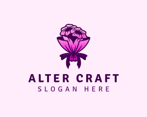 Flower Bouquet Florist logo design