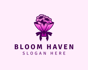 Flower Bouquet Florist logo design