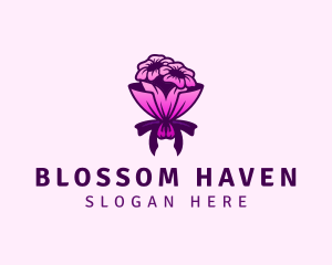Flower - Natural Flower Bouquet logo design
