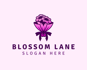 Bouquet - Natural Flower Bouquet logo design