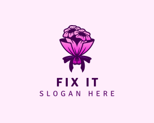 Flower Bouquet Florist logo design