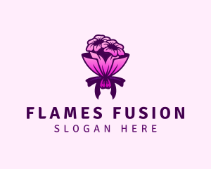 Flower Bouquet Florist logo design