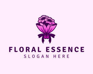 Bouquet - Natural Flower Bouquet logo design