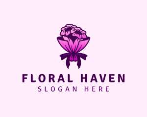 Bouquet - Natural Flower Bouquet logo design
