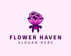 Flower Bouquet Florist logo design