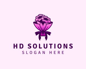 Flower Bouquet Florist logo design