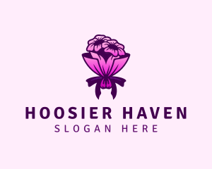 Flower Bouquet Florist logo design