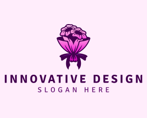 Flower Bouquet Florist logo design