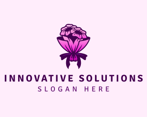 Flower Bouquet Florist logo design