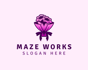 Flower Bouquet Florist logo design