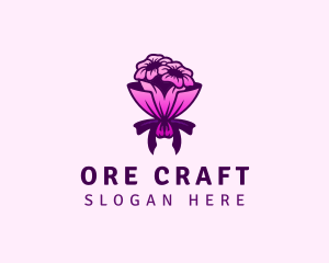 Flower Bouquet Florist logo design