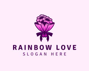 Flower Bouquet Florist logo design