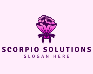 Flower Bouquet Florist logo design