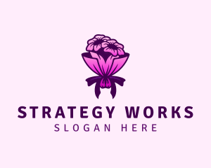 Flower Bouquet Florist logo design