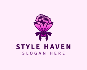 Flower Bouquet Florist logo design