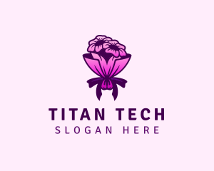 Flower Bouquet Florist logo design