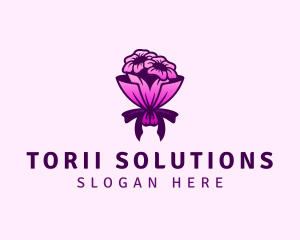 Flower Bouquet Florist logo design