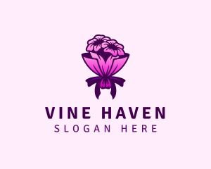 Flower Bouquet Florist logo design